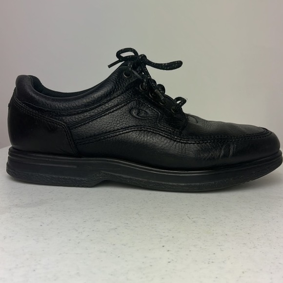 Dexter\'s man\'s black pebbled clean laced-up shoe size 10-XW